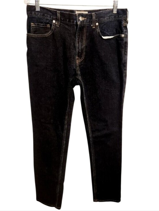 Everlane Other - Everlane | Men's Dark Blue Wash Slim Fit Organic Cotton Jeans (Size 33 x 32)